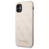 Guess GUHCN61G4GFPI iPhone 11 / Xr 6,1różowy/pink hard case 4G Metal Gold Logo